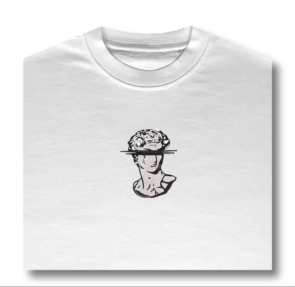 Split Mind Embroidered T-Shirt